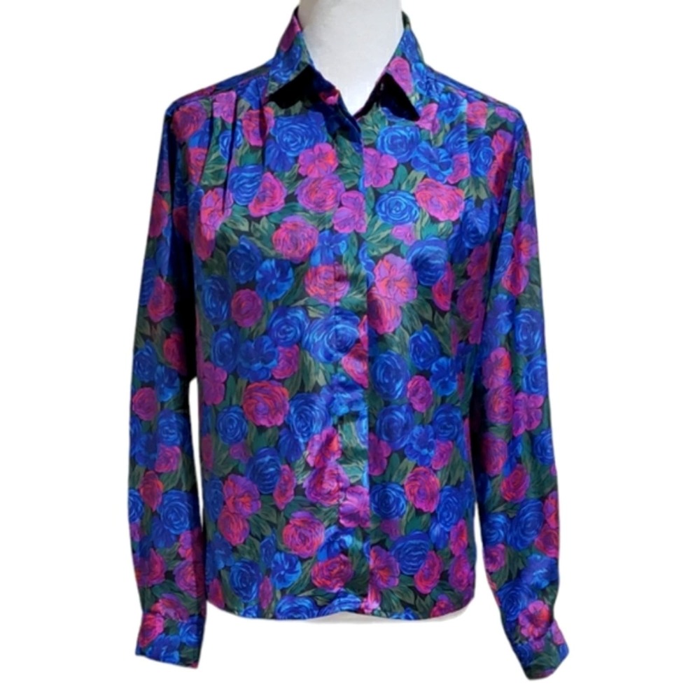 Vintage Floral Blouse